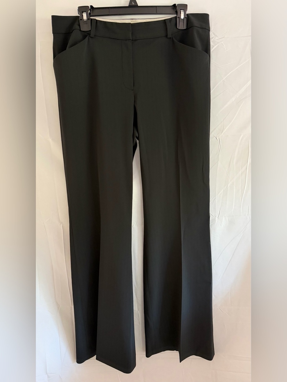 Tahari Black Trouser pants with slight flare